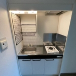 1口ガスコンロ付 (キッチン) 1口ガスコンロ付 (キッチン)