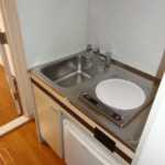 １口ＩＨコンロキッチン (キッチン)