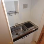 １口ＩＨコンロ付き (キッチン)