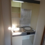 １口ＩＨコンロ付き (キッチン)